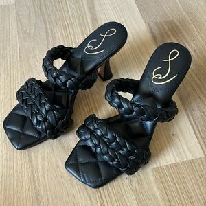 Sam Edelman. Braided Kitten Heel Sandel.